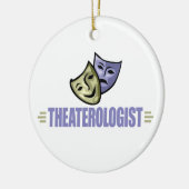 Funny Drama Theater Keramisch Ornament (Links)