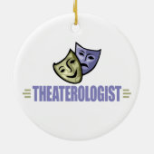 Funny Drama Theater Keramisch Ornament (Achterkant)