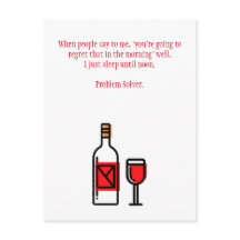 Funny Drink Hangover Briefkaart