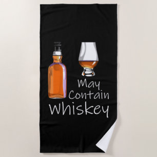 Funny Drink kan Whiskey bevatten Strandlaken