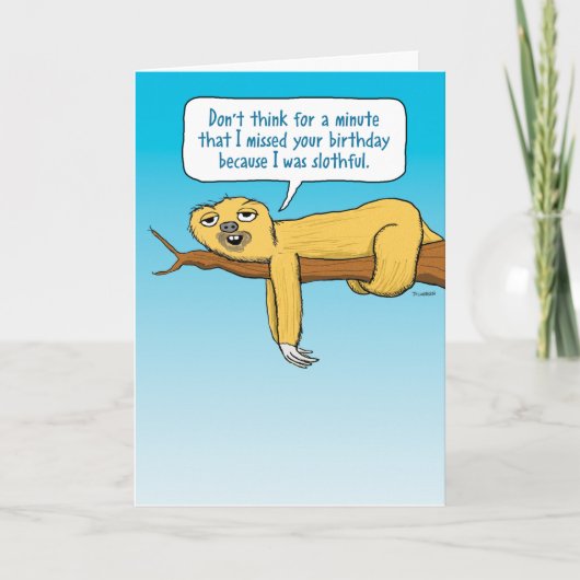 Funny Drink niet blij met de verjaardag van Birthd Kaart (Voorkant)