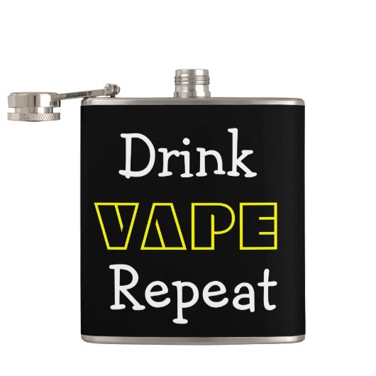 Funny Drink Vape Herhalen Heupfles (Geopend)