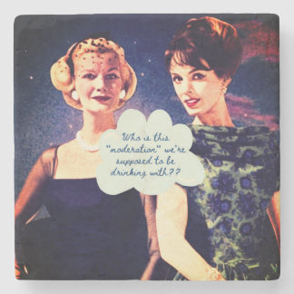 Funny Drinking Friend Sister Fun  Stenen Onderzetter