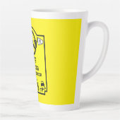 Funny Driving Instructor Gift Latte Mok (Rechts)