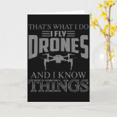 Funny Drone Art For Men Women Boys Drone Racing Dr Kaart (Gele Bloem)