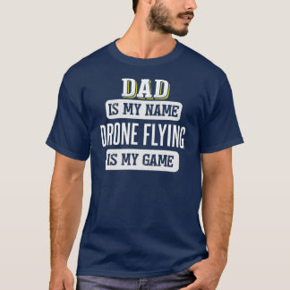 Funny Drone Flying Gift voor Pap Fathers Day T-shirt