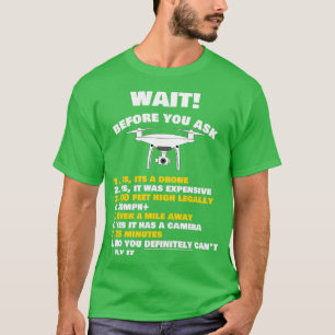 Funny Drone Lover en Pilot Gift voor u het aan Dr. T-shirt