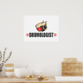 Funny Drum Poster (Keuken)