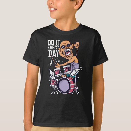 Funny Drummer Drums Gift T-shirt (Voorkant)
