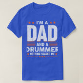 Funny Drummer Pap Gezegde vaderdag T-shirt (Design voorkant)