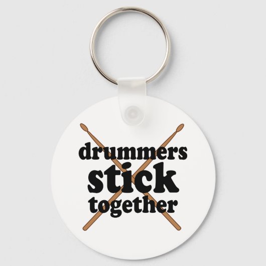 Funny Drummer Sleutelhanger (Voorkant)