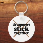 Funny Drummer Sleutelhanger (Voorkant)