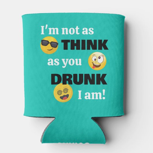 Funny Drunk Emoji Glacière (Dos)
