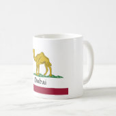 Funny Dubai Flag Koffiemok (Voorkant rechts)
