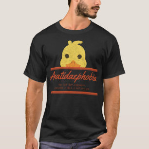Funny Duck Boerderij Animal Anatidaephobia Duck wa T-shirt