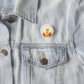 Funny Duck Button - Aangepaste tekst (In situ)