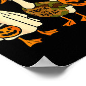 Funny Duck Duck Boo Halloween Costume Duck  Poster (Hoek)