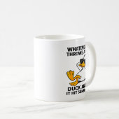 Funny Duck Graphic Men Women Funny Quote Koffiemok (Voorkant rechts)