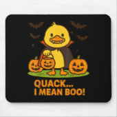 Funny Duck Halloween Costume – Quack I Mean Boo Qu Muismat (Voorkant)