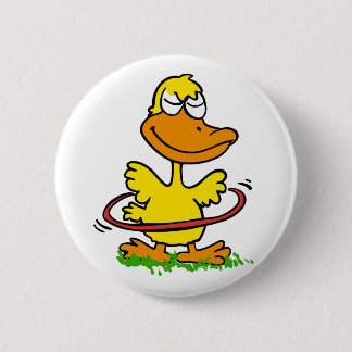 Funny duck hoepel | Achtergrondkleur kiezen Ronde Button 5,7 Cm