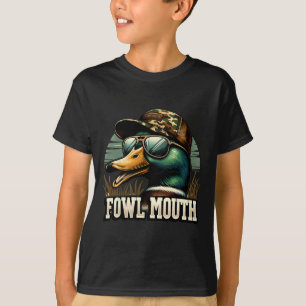 Funny Duck Hunter Shirt Vogel Mond Eend Jacht Go