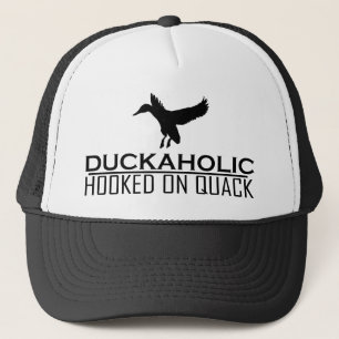 Funny Duck Hunting Duckaholic Trucker Pet