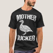 Funny Duck Hunting Moeder Ducker Design boston ter T-shirt (Voorkant)
