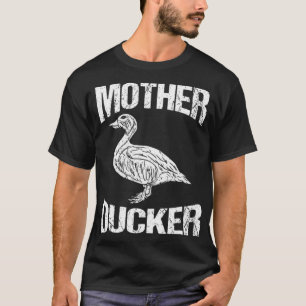 Funny Duck Hunting Moeder Ducker Design boston ter T-shirt