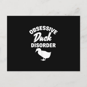 Funny Duck Hunting Odd Obsessief Duck Disorder Feestdagenkaart