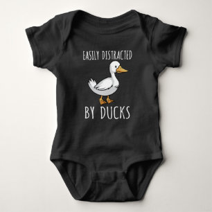 Funny Duck Lover Bird die Fan observeert Romper