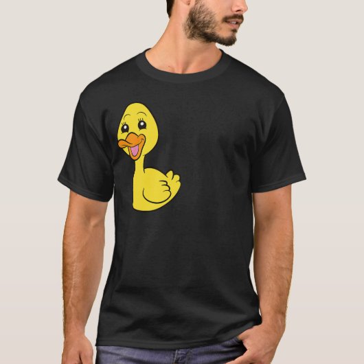 Funny Duck Lover Crazy Duck Lady T-shirt (Voorkant)