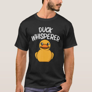Funny Duck voor mannen Gele Duckie Water Bird T-shirt
