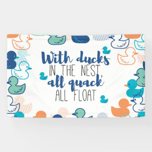 Funny Ducks and Quack Float Puns Quote Design Spandoek