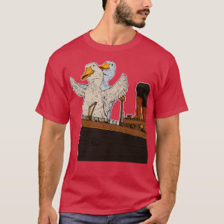 Funny Ducks Ganzen Pun Meme Mannen Vrouwen Funny D T-shirt