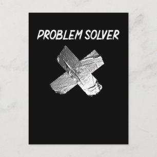 Funny Duct Tape Joke Lazy Sarcastic Husband vader Briefkaart