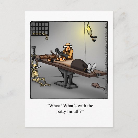 Funny Dungeon Humor Briefkaart (Voorkant)