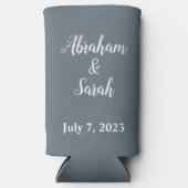 Funny Dusty Blue and White Wedding (Voorkant)