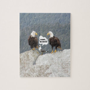 Funny Eagles en Seagull Legpuzzel