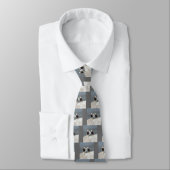 Funny Eagles en Seagull Necktie Stropdas (Gebonden)