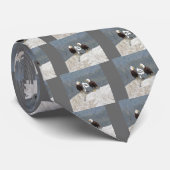 Funny Eagles en Seagull Necktie Stropdas (Opgerold)