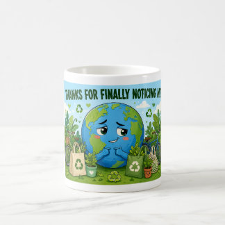 Funny Earth Day Eco Planet Koffiemok