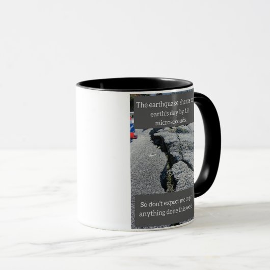 Funny Earthquake Mok (Voorkant rechts)