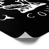 Funny Easily Distracted By Cows Design Poster (Hoek)