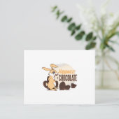 Funny Easter Bunny Briefkaart (Staand voorkant)
