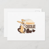 Funny Easter Bunny Briefkaart (Voorkant / Achterkant)