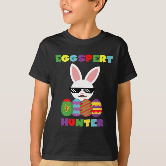 Funny Easter Bunny Egg Hunters Kinder T-shirt (Voorkant)