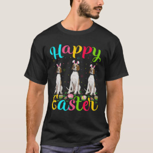 Funny Easter Bunny English Pointer Dog Happy E T-shirt