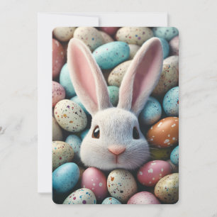 Funny Easter Bunny-kaart Feestdagenkaart