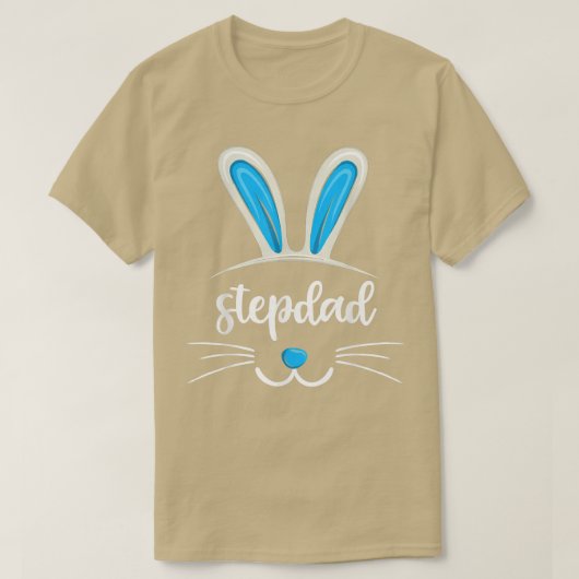 Funny Easter Bunny Stepdad , paasdag Stepfather T-shirt (Design voorkant)