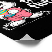 Funny Easter Bunny - What Tha Fluff  Poster (Hoek)